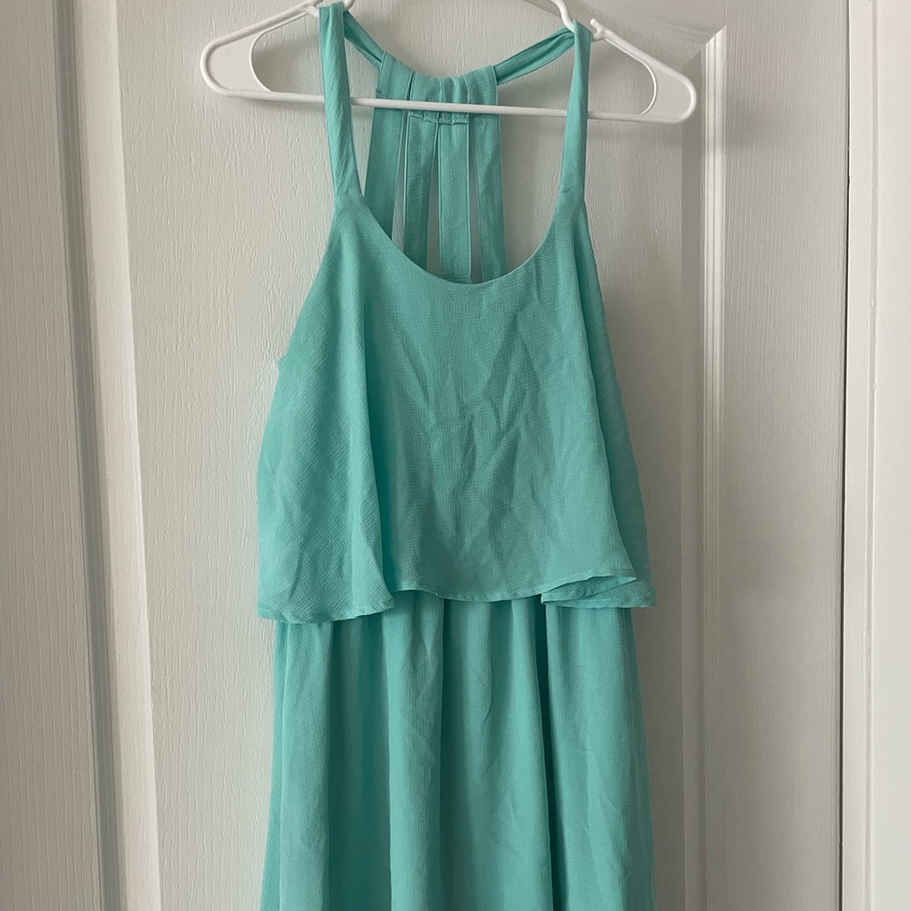 Teal dress